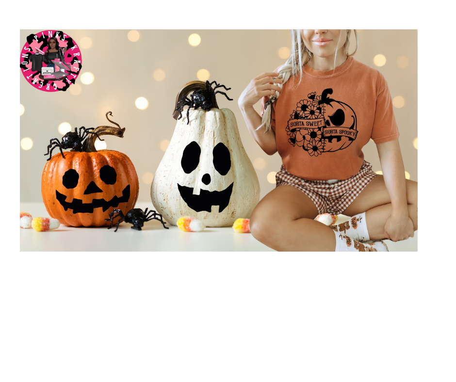 SORTA SWEET SORTA SPOOKY SCREEN PRINT T-SHIRT