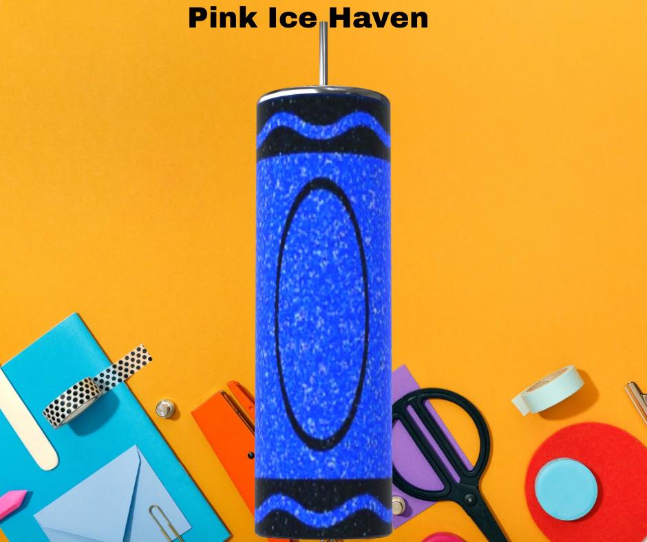 BLUE CRAYON 20 ZO TUMBLER