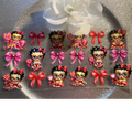 BETTY BOOP WITH PINK & RED BOWS