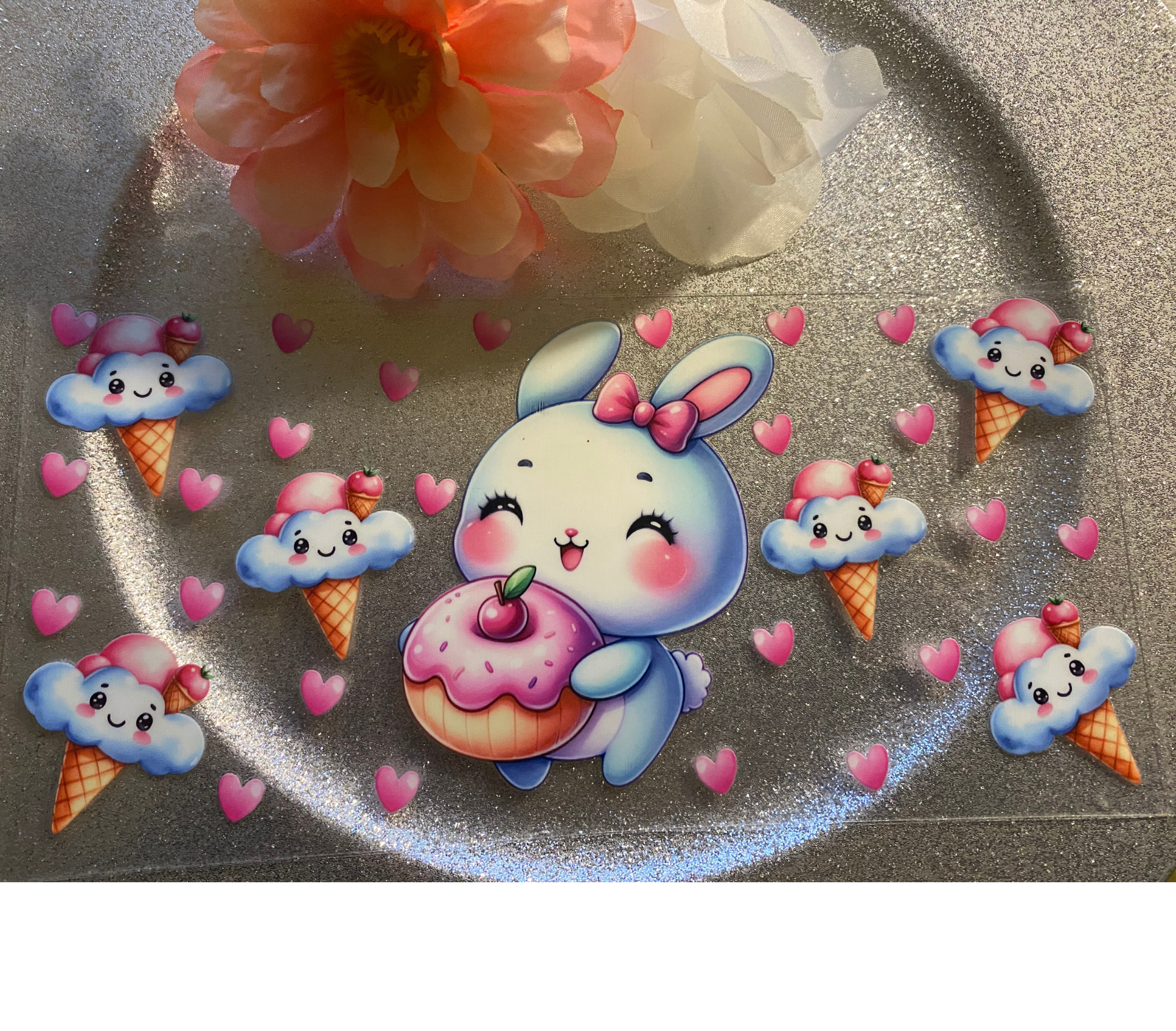 BUNNY & CLOUD ICE CREAM CONES