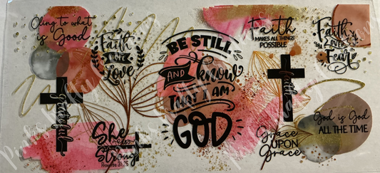 Be Still and know that I am God
